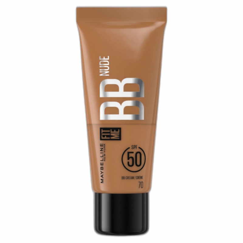 Maybelline Fit Me BB Cream Nude 70, lichte foundation met SPF 50