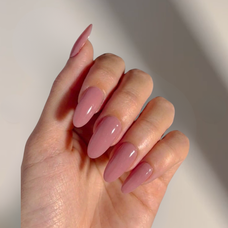 Nailo gellak stickers Vintage Rose, gedempt warm roze
