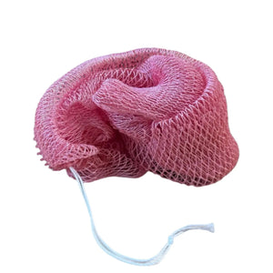 African Net Sponge Sapo Pastel Pink