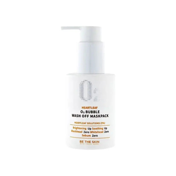 Be The Skin Be The Skin Heartleaf O2 Bubble Wash Off Maskpack