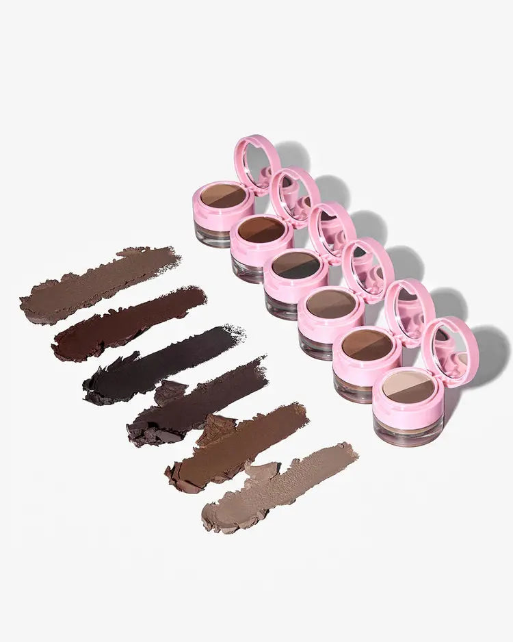 Beauty Creations Duet Brow Powder & Pomade Taupe, een dubbelzijdig wenkbrauwproduct met poeder en pomade