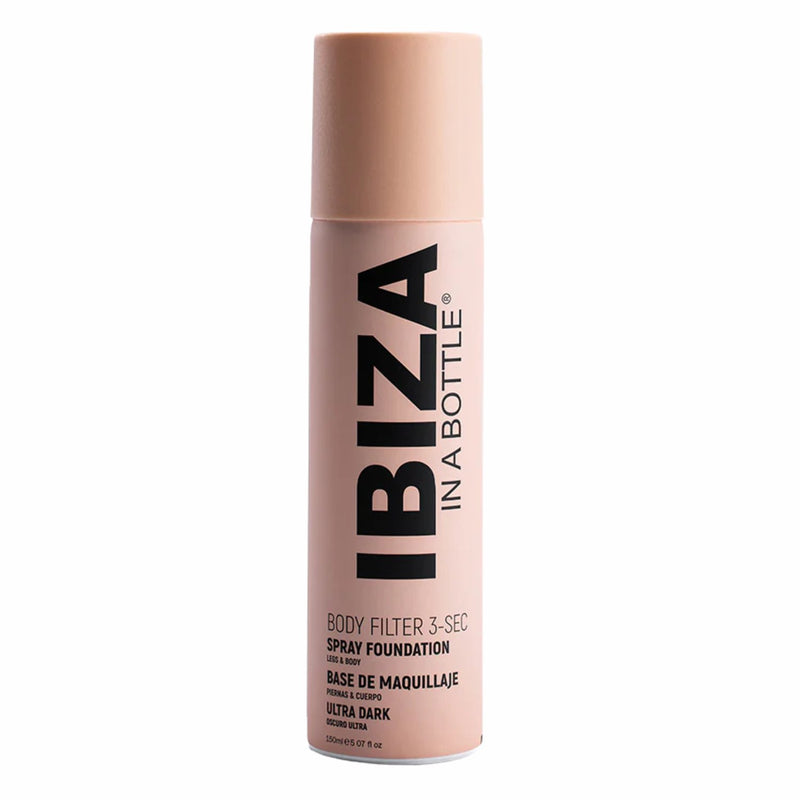 Biovene Ibiza 3 Sec Body Filter Ultra Dark Nude Anti Aging Instant Spray On Leg & Body Foundation Advanced Skincare