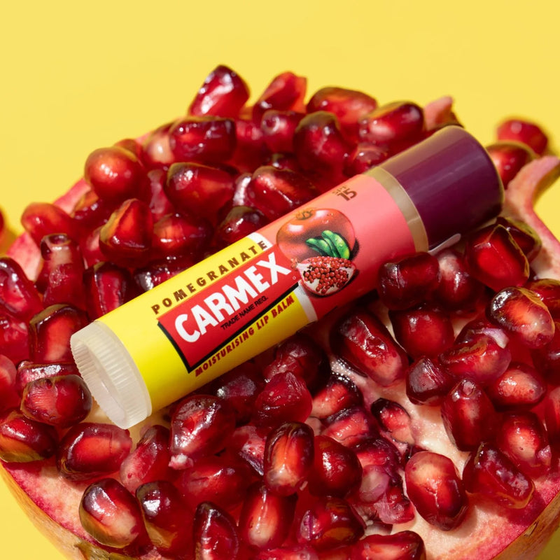 Carmex Moisturizing Lip Balm Classic Stick Pomegranate SPF15