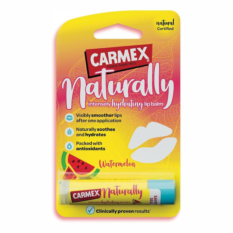 Carmex Moisturizing Lip Balm Naturally Watermelon