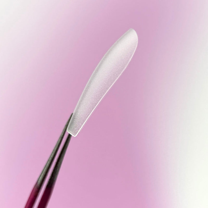 Lunamoon Gel Tips Coffin Long op de nagel