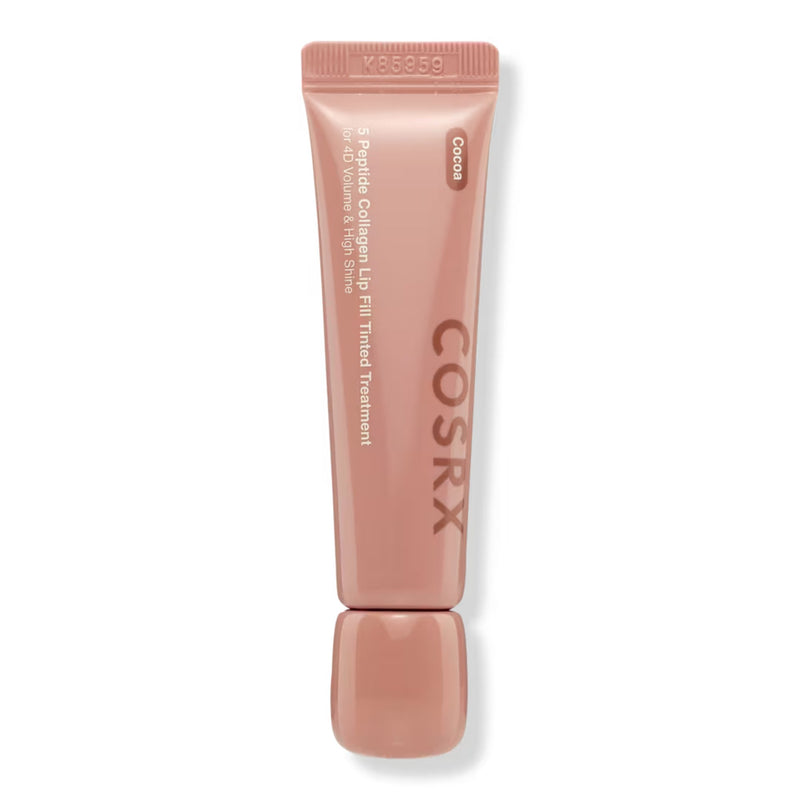 COSRX 5 Peptide Collagen Lip Fill Tinted Treatment 06 Cocoa, getinte lippenbalsem met peptiden en collageen