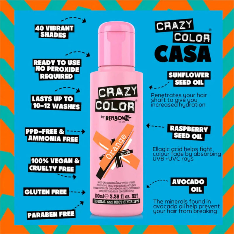 Crazy Color 60 Orange