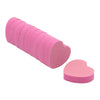 Pink Heart Shape Sponge Nail Buffer 10pcs Set