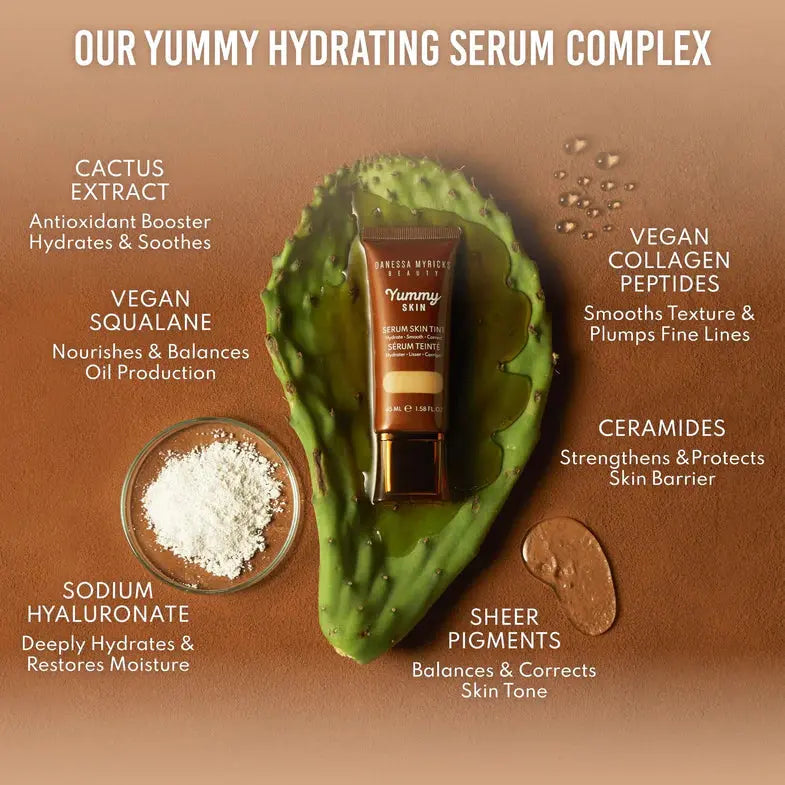 Danessa Myricks Beauty Yummy Skin Serum Skin Tint 3.5, hydraterende skin tint, foto 5 van 6