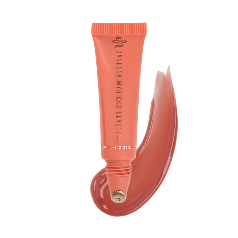 Danessa Myricks Beauty Glosswork 4d Ultra Shine Plumping Gloss Hot Girl Peach