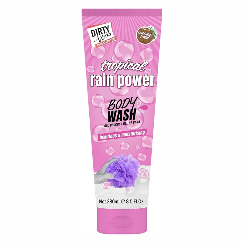 Dirty Works Tropical Rain Power Coconut Body Wash