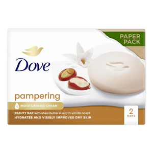 Pampering Shea Butter & Vanilla Beauty Bar 2-Pack