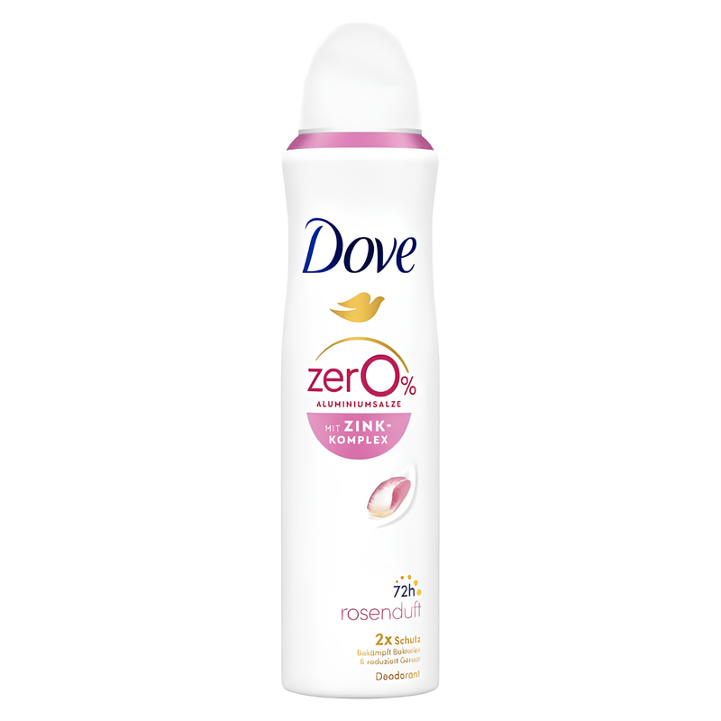 Dove Rose Scent Deodorant Spray with Nourishing Zinc Complex
