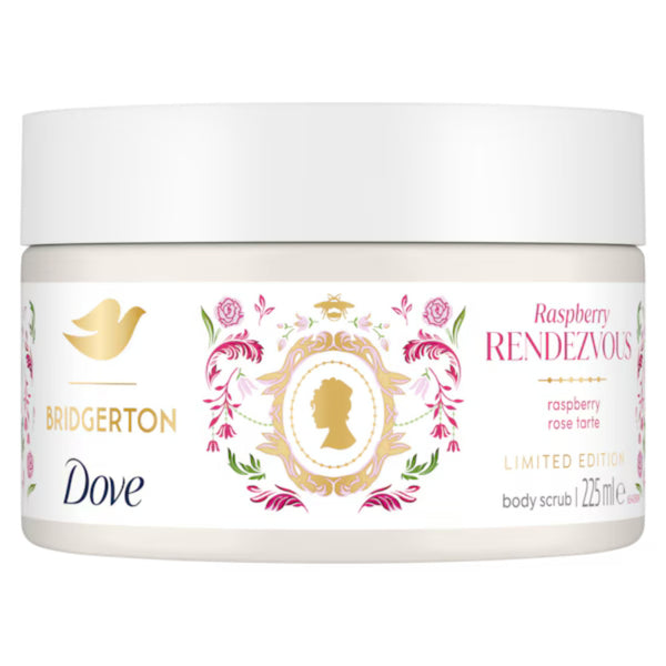 Dove X Bridgerton Raspberry Rendezvous Body Scrub 1