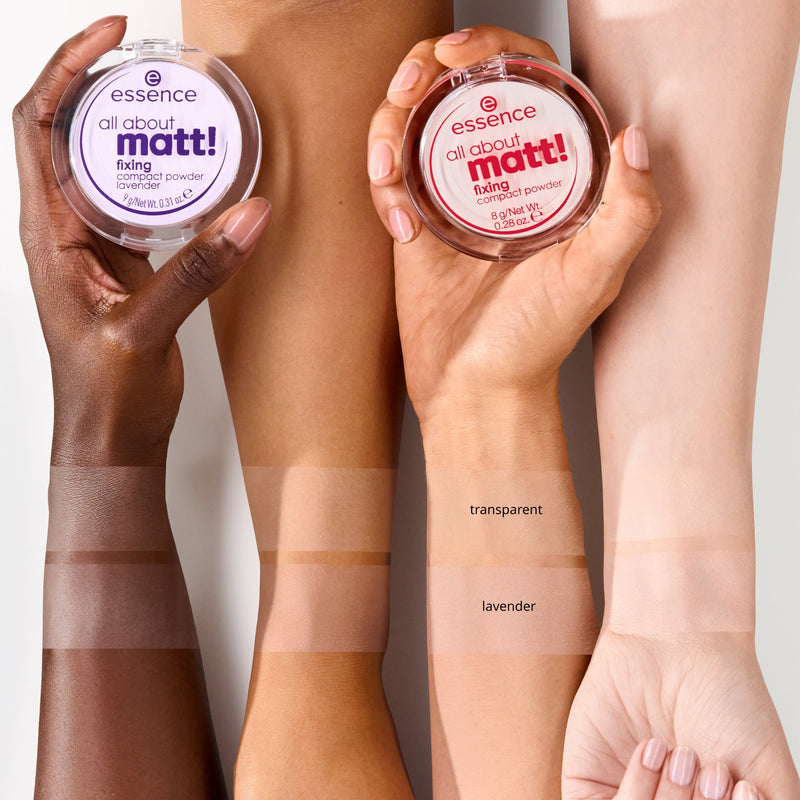 Essence All About Matt! Fixing Compact Powder Lavender