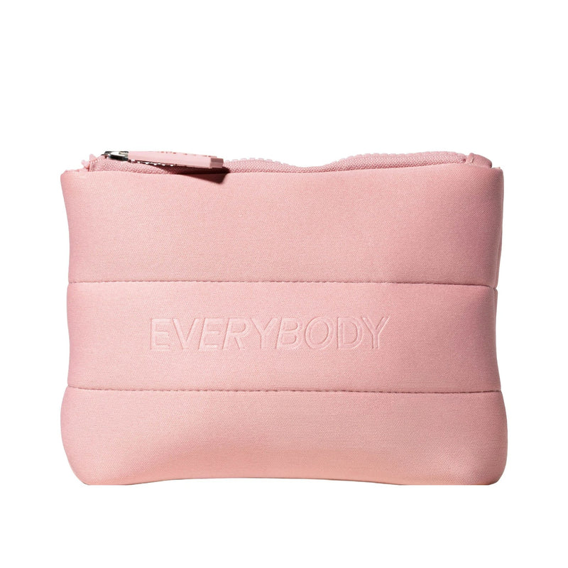 Everybody London Blush & Go! Mini Beauty Bag, zachtroze make-up tasje