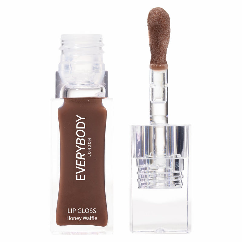 Everybody London Lip Gloss Honey Waffle, glanzende lipgloss