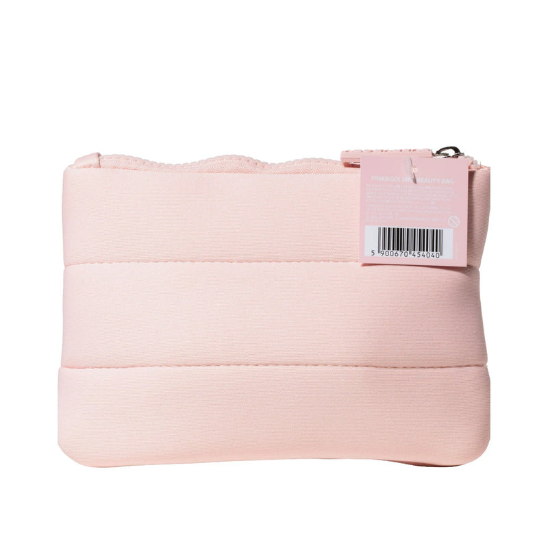 Everybody London Pink & Go! Mini Beauty Bag, compact roze make-uptasje, foto 4 van 4