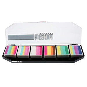 Face Painting Lodie Up Cute Pastel Rainbow Palette
