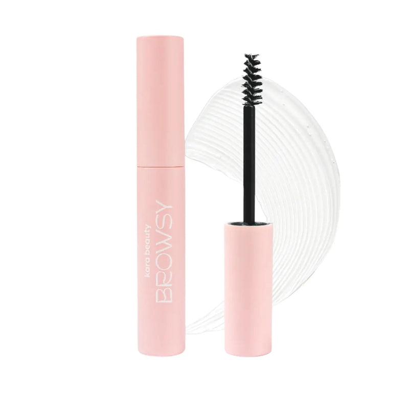 Kara Beauty Browsy Tinted Brow Gel Clear, getinte wenkbrauwgel voor definitie en hold