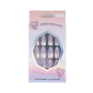Almond Bish Nail Halo Pink