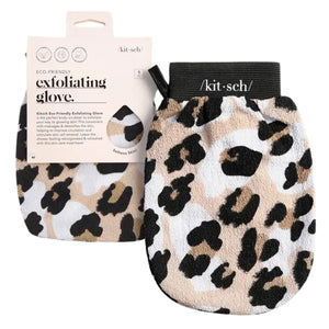 Exfoliating Glove Leopard