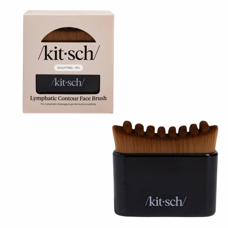 Kitsch Lymphatic Contour Face Brush Black