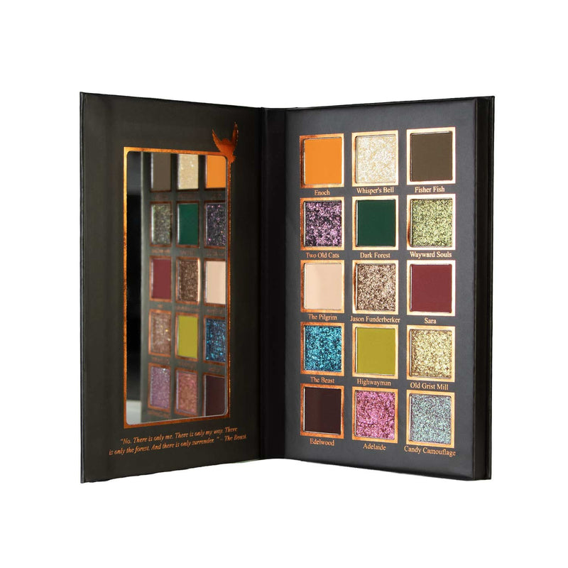 Lethal Cosmetics Over The Garden Wall Pressed Powder Palette Tome Of The Unknown
