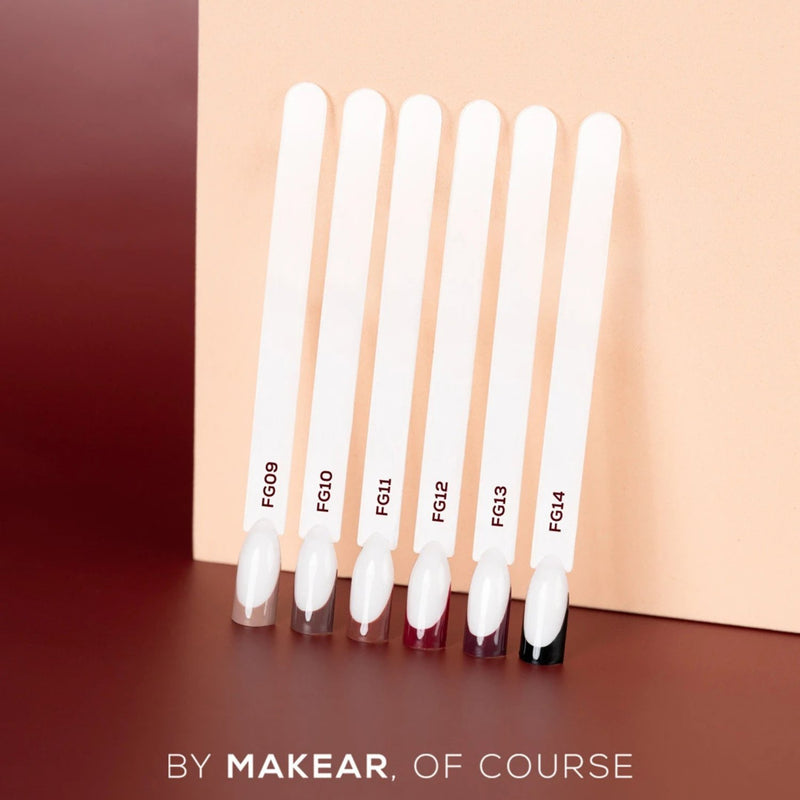 Makear French Manicure Gel FG10 Brown, bruine gel voor French manicure en nail art
