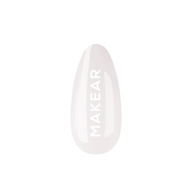Makear UV Gel Polish 602, melkwitte, semi-transparante gellak voor een milky look