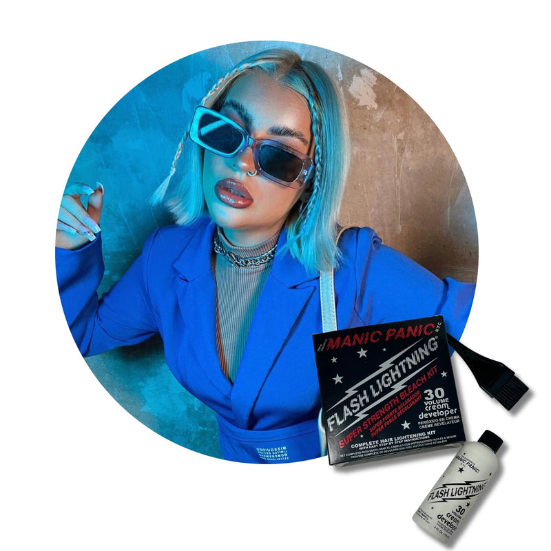 Manic Panic Flash Lightning 30 Volume Box Bleach Kit voor oplichten haar, foto 2 van 3