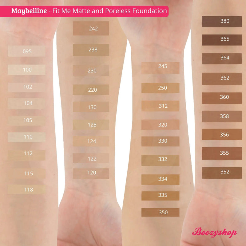 Maybelline Fit Me Matte and Poreless Foundation 110 Porcelain, foto 3 van 5
