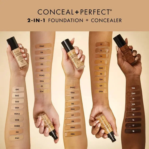 2-in-1 Foundation and Concealer 10 Golden Tan