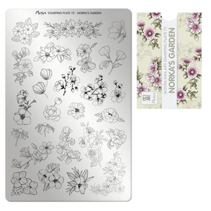 Stamping Plate 75 Norka's Garden