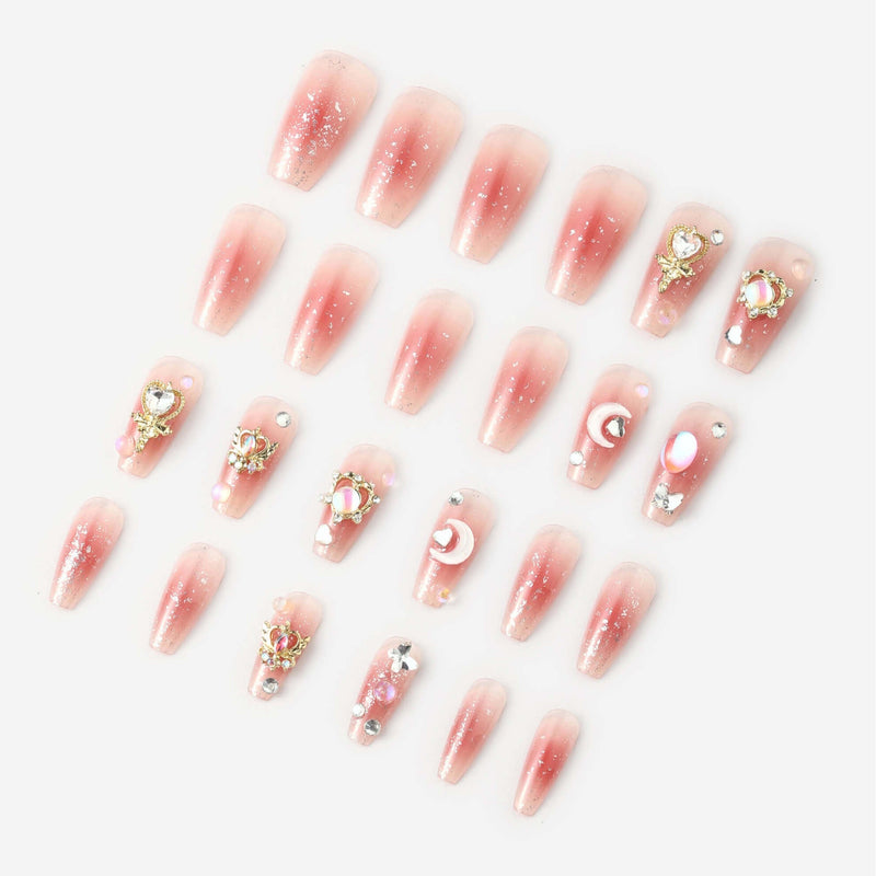 Never Have I Ever Press-On Nails Celestial Moon