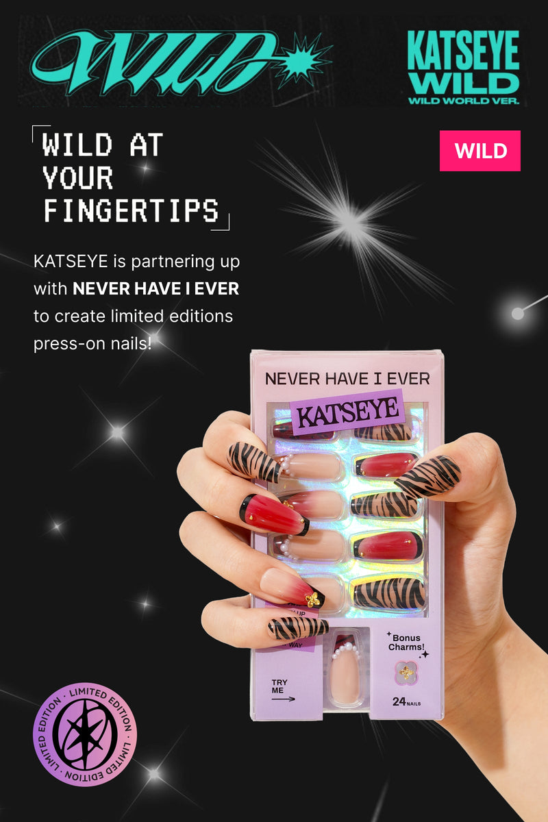 Never Have I Ever Press-On Nails Katseye Animal
