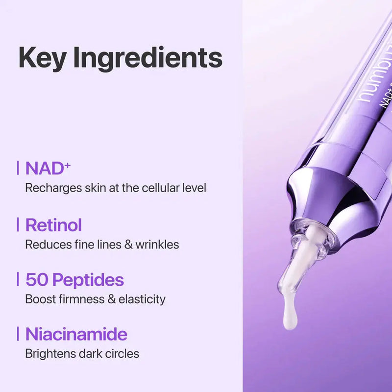 Numbuzin No.9 NAD Retinol Volumetox Eye Cream