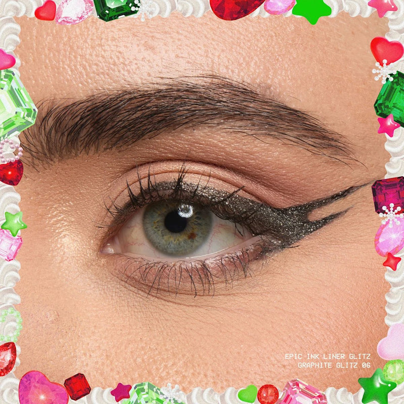 NYX Professional Makeup Bling the Halls Epic Ink Liner Kit, set met drie vloeibare eyeliners, foto 3 van 5