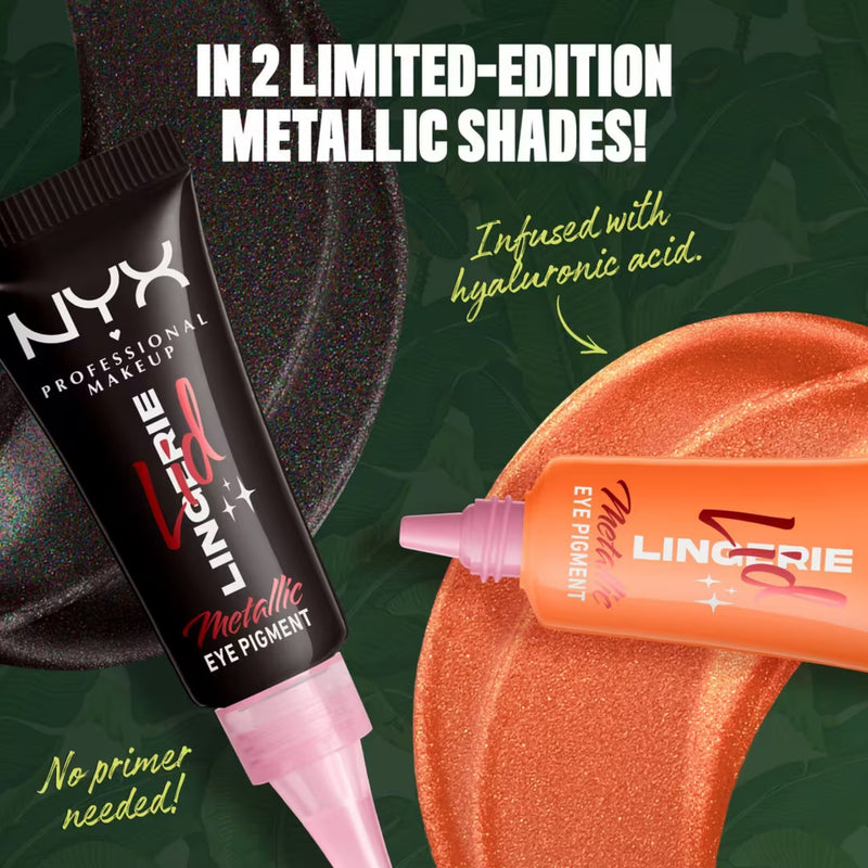 NYX Professional Makeup Lid Lingerie Eye Pigment Pumpkin Vice 4