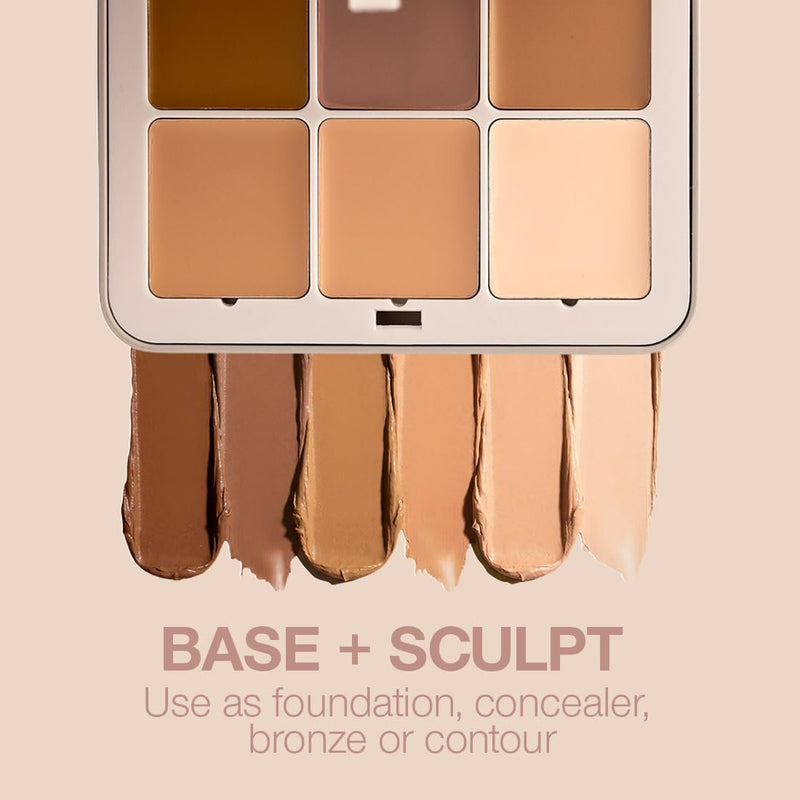 Palladio Beauty Multi Face Palette Light To Medium, crème gezichtspalette met 12 tinten