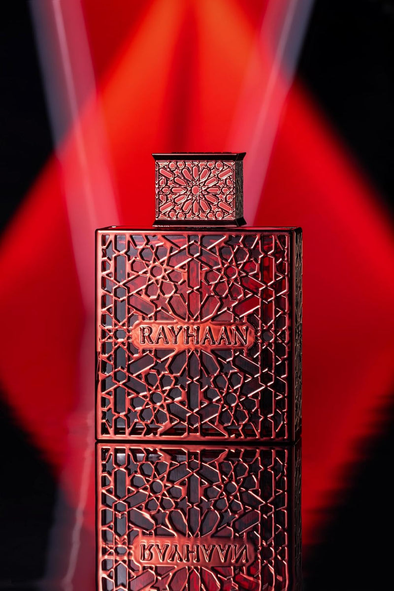 Rayhaan Crimson Eau de Parfum, oriëntaalse vanille geur voor heren
