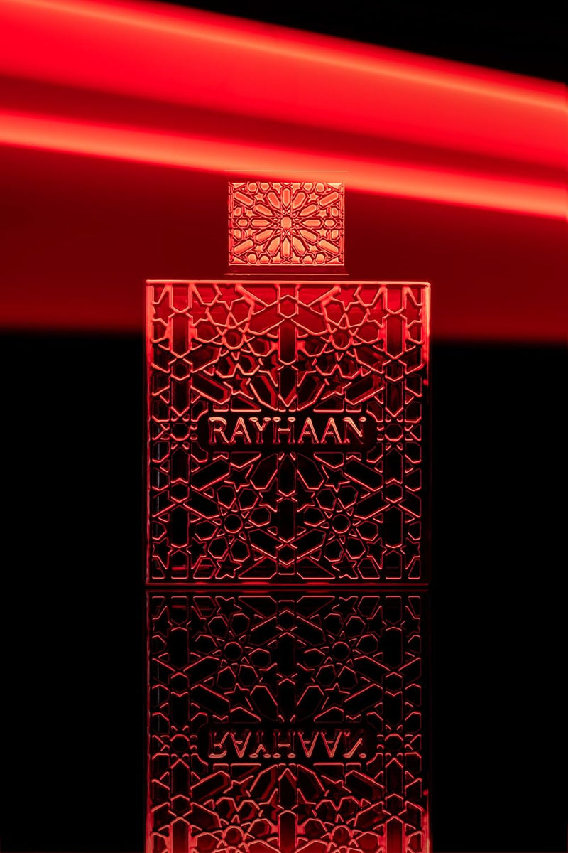 Rayhaan Crimson Eau de Parfum, oriëntaalse vanille geur voor heren, foto 4 van 8