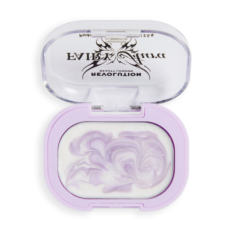 Fairy Aura Highlighter open met de deksel omhoog