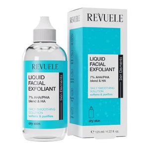 Liquid facial exfoliant 7% AHA/PHA blend + HA Dry Skin