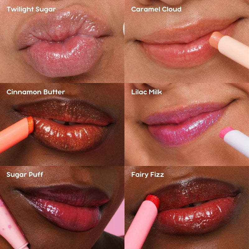 Rude Cosmetics Chibi Manga Collection Shimmer Lip Balm Twilight Sugar, hydraterende lipbalm met shimmer, foto 2 van 6