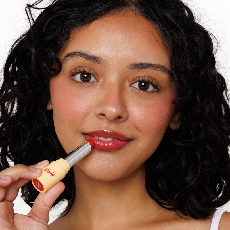Rude Cosmetics The Glow Up! Glowing Lip Balm Lustre Bloom, hydraterende lipbalm, foto 5 van 9