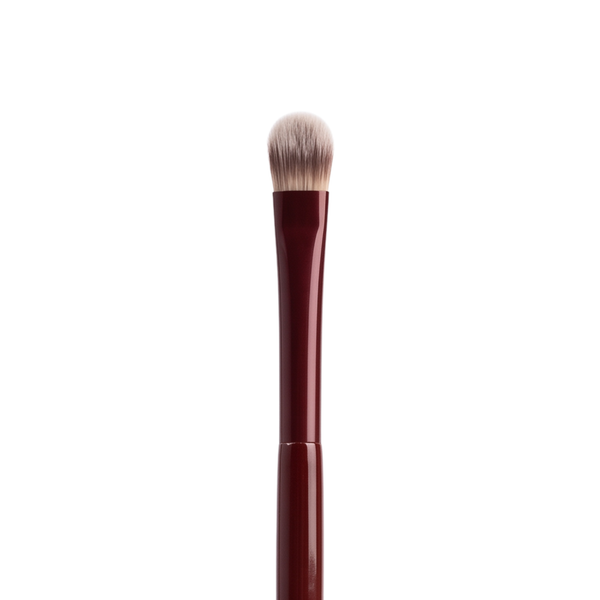 Boozyshop Flawless Shader Brush, primo piano della testina del pennello su sfondo bianco
