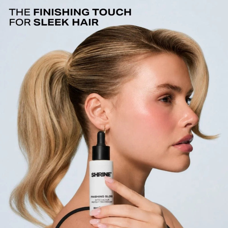 Shrine Finishing Gloss Serum, haarserum voor glanzend en pluisvrij haar, foto 4 van 6