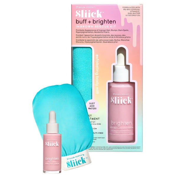 Sliick Pre + Post Wax Treatment Buff + Brighten Kit
