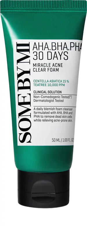 AHA BHA PHA 30 Days Miracle Acne Clear Foam 50 ml.